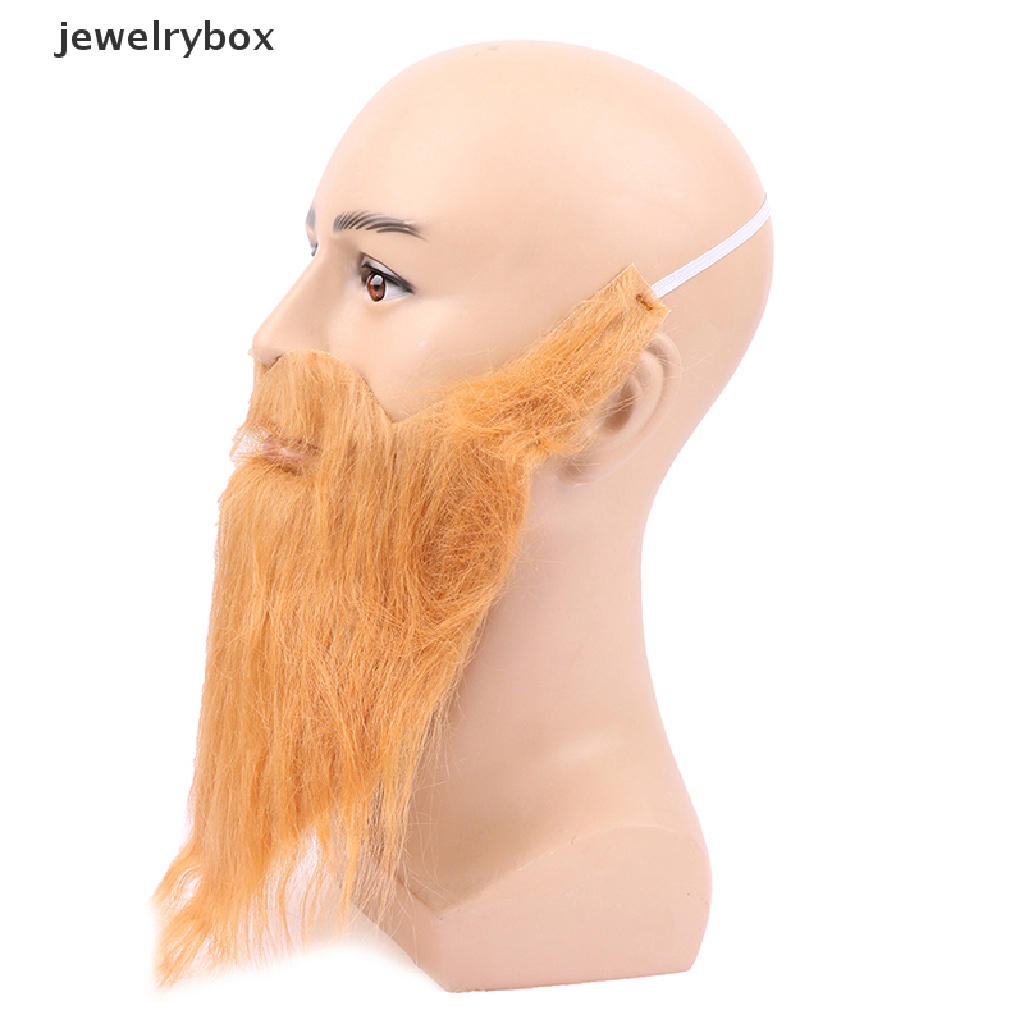 Wig / Rambut Palsu Handmade Model Jenggot / Kumis Untuk Dekorasi Pesta Halloween