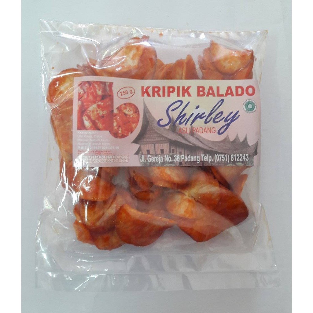 

Keripik Balado Shirley Bulat 250 gram - Asli Padang