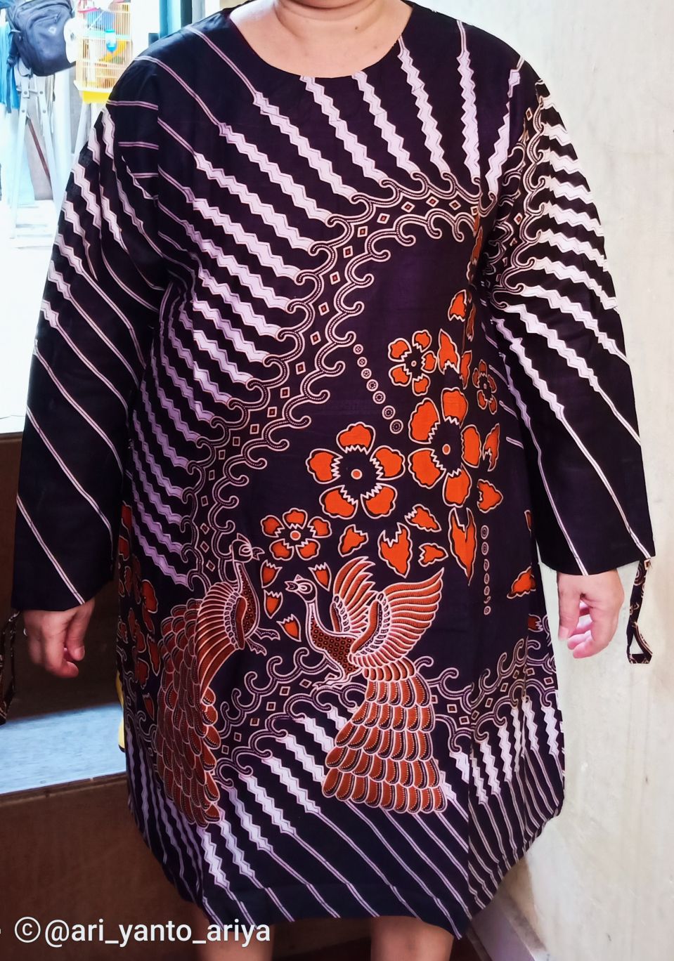 Tunik Batik Wanita M L Xl Xxl Jumbo
