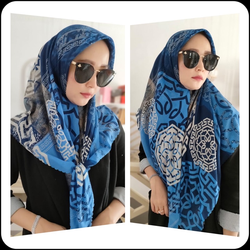 Afrahijab/ Segi Empat Voal Motif 181