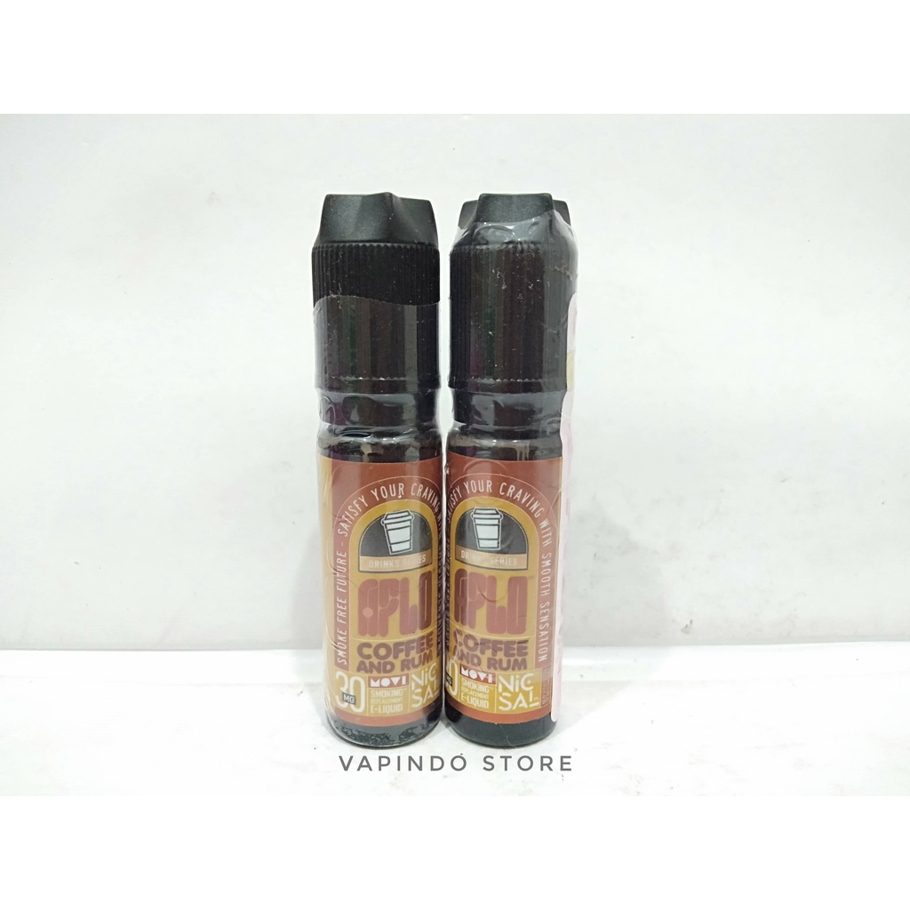 NIC 30MG NICSAL99+ AFLO COFFEE N RUM 15ML 30MG BY MOVI LIQUID