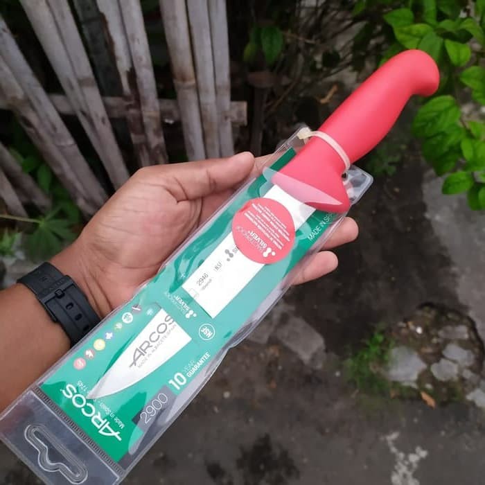 Pisau Sembelih 15 cm ARCOS Butcher Knife 294622 RED Original Spanyol