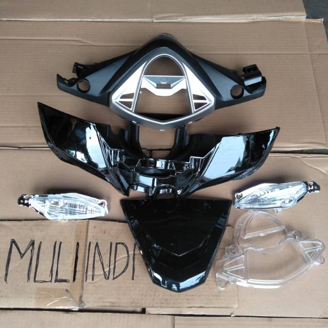 Batok kepala depan belakang full set yamaha xeon karbu