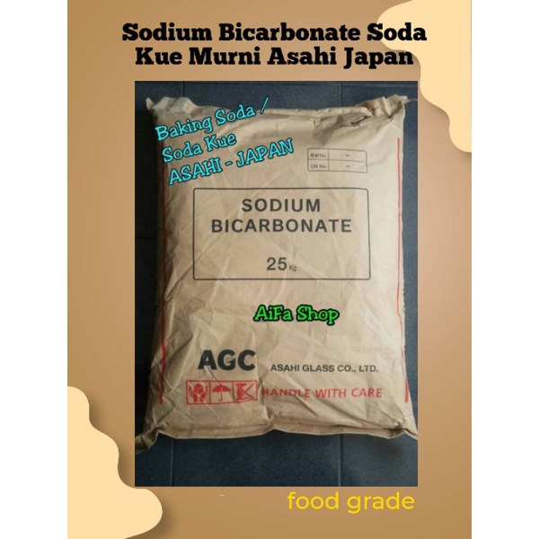 

Baking Soda / Soda Kue Murni Pure Sodium Bicarbonate Food Grade Import Asahi Japan Jepang Original