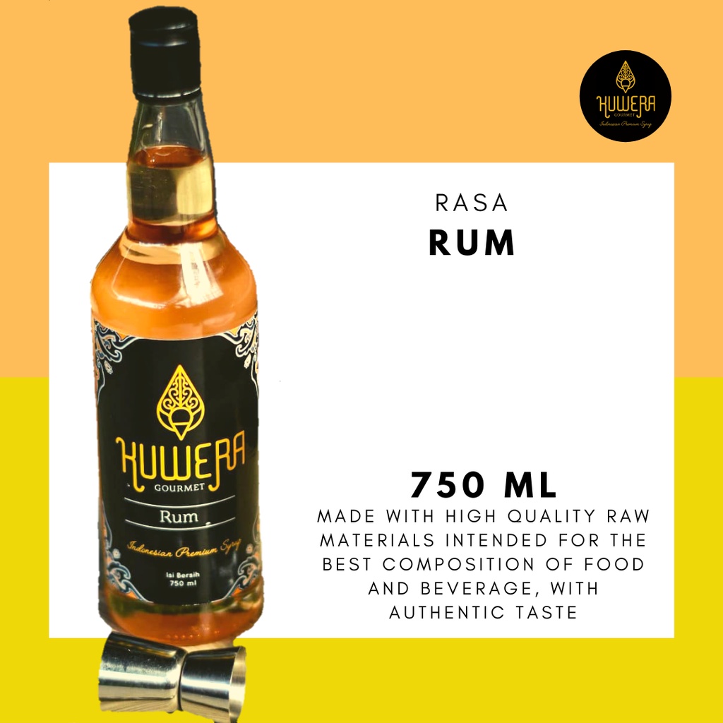 

Sirup Rum I Kuwera Syrup I 750 ml