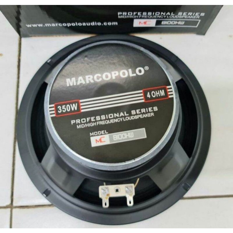 Speaker Marcopolo 8 Inch MC-8100 Full Range 350 Watt