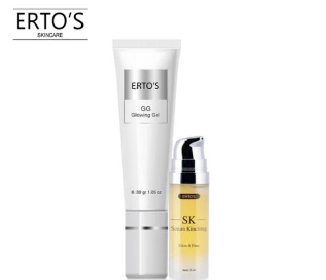 ERTOS PAKET GLOWING KINCLONG 2 IN 1 (SERUM KINCLONG + GG GLOWING)
