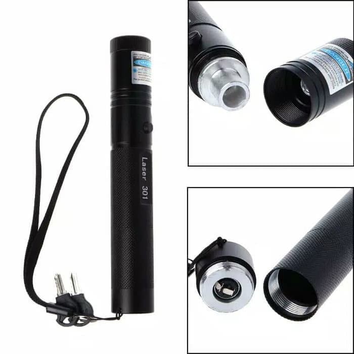 Blue Purple Laser Pointer 301 405MN 5MW 8000M / Laser Warna Biru Ungu