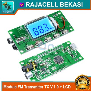 Module FM Radio Transmitter Tx V1.0 LCD Pemancar Radio 76MHz-108MHz
