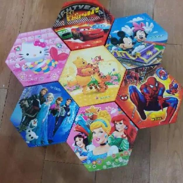 

4IN1 CRAYON SET TINGKAT 4 / CRAYON SUSUN 46 PCS HADIAH KADO ANAK - PRINCESS