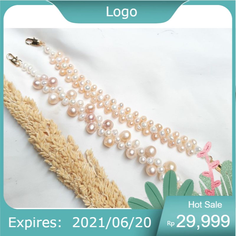 konektor hijab masker | pengait masker mutiara | gantungan masker | kalung masker