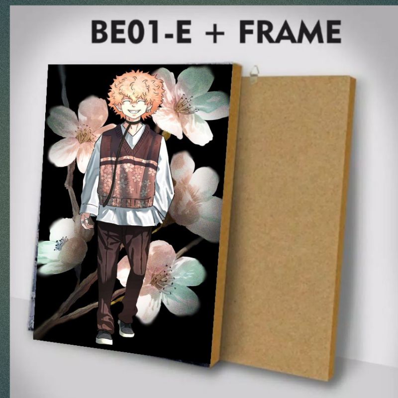 Dekorasi Poster Frame Kayu Anime Kemono Jihen / Kabane Hiasan Dinding Kamar walldecor