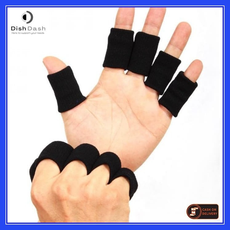 [BAYAR DI TEMPAT] 10 Pcs DEKER JARI Untuk Olahraga Bahan HIGH QUALITY / FINGER SUPPORT / Pelindung Jari