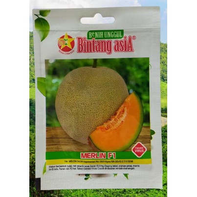 Benih Melon Hibrida Daging Orange MERLIN F1 PRODUK TERBATAS