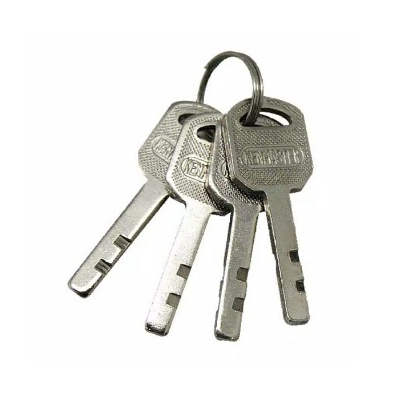 Kenmaster , UK.50 mm Set 3 . Gembok , Kunci Gembok , Master key