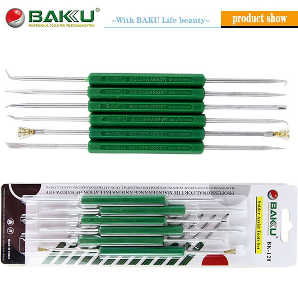 BAKU SOLDERING ASSIST TOOL SET / ALAT BANTU SOLDER SA10 BK-120