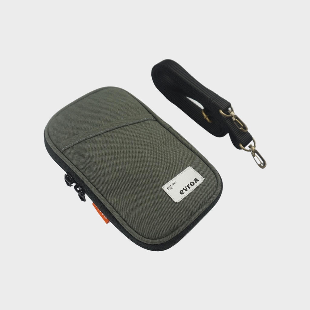 Evroa - Sling Phone Polka - Dark Grey