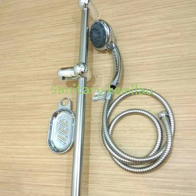 Shower Tiang Kamar Mandi set - Hand shower Mandi Set