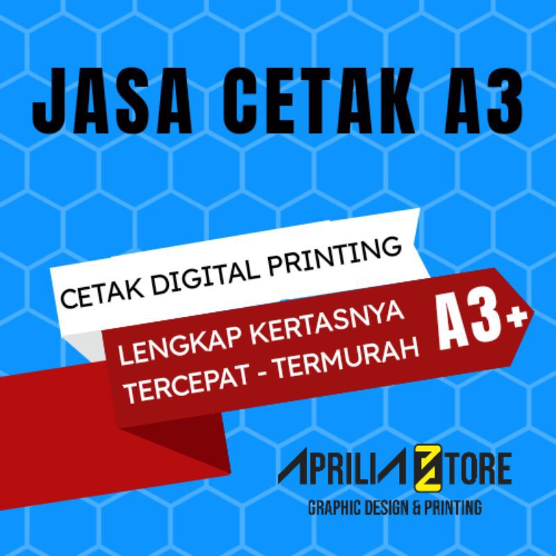 

APRILIA ART Digital Printing Jasa Cetak A3 (31x47cm)