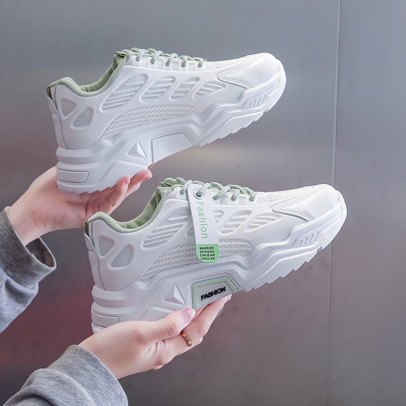 Favorite &quot;FREE BOX&quot; (Size 37 - 41) Sepatu Wanita Sneakers Trendy Bertali Fashion Sport Shoes Anti Slip Import Premium Qualiy 9015