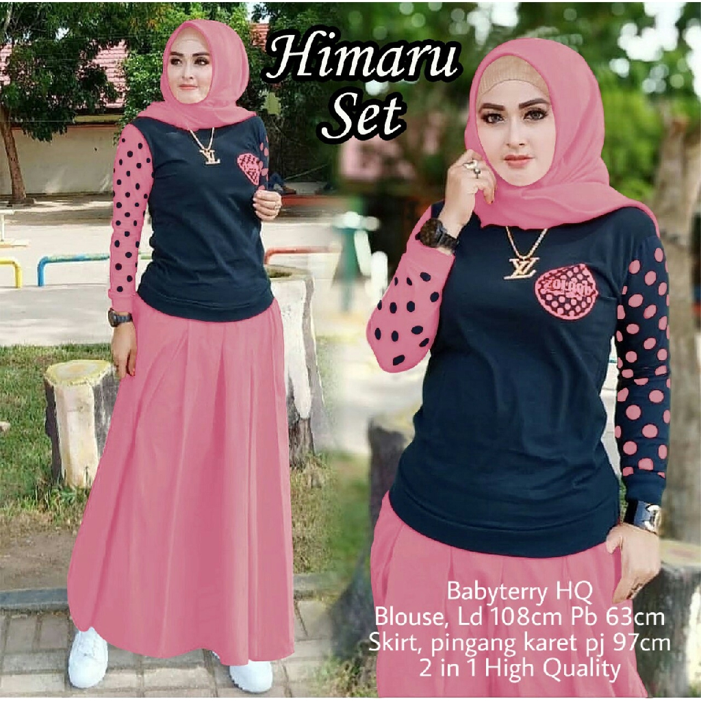 [St.Himaru RO]Setelan wanita babytery varian warna