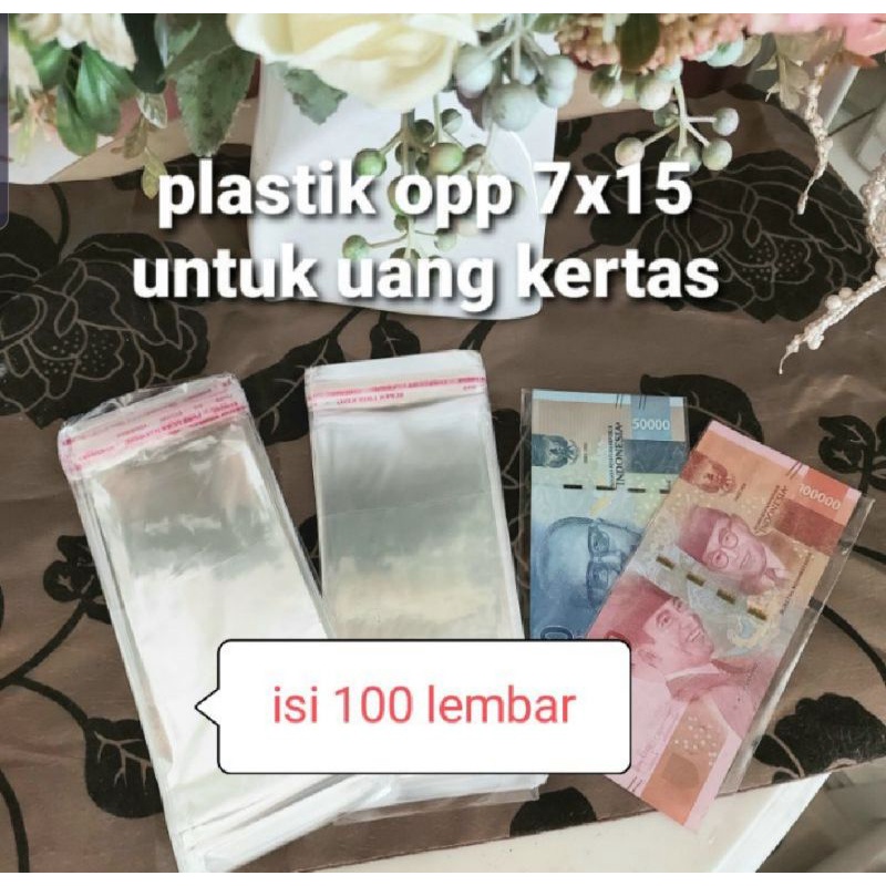 Jual Plastik Opp Lem Size X Cm Isi Lbr Bisa Untuk Buket Uang