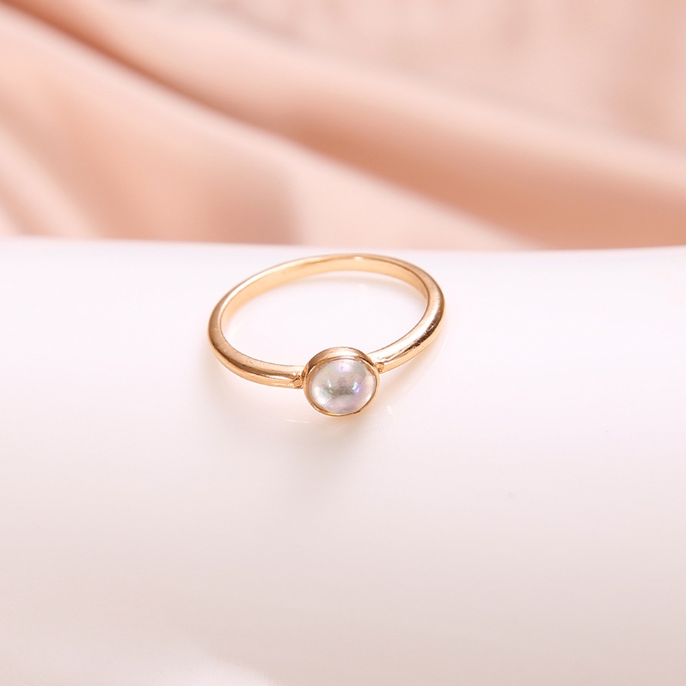 Hu Hu Hu Hu Hu Alat Bantu Pasang Kacamata♡ Cincin Wanita Hias Mutiara Imitasi Gaya Elegan Menarik Untuk Pestabanquet