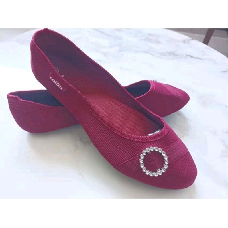 15 SHOP --- BIG SALE！！Sepatu Flat Wanita Baru Cantik Empuk Sekolah Kantor Casual L305