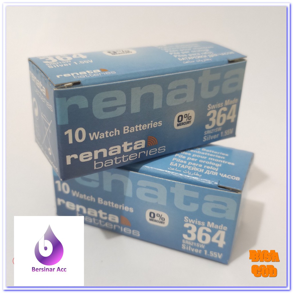 BATTERY BATREI BATERE RENATA SR621SW RENATA 364 ORIGINAL