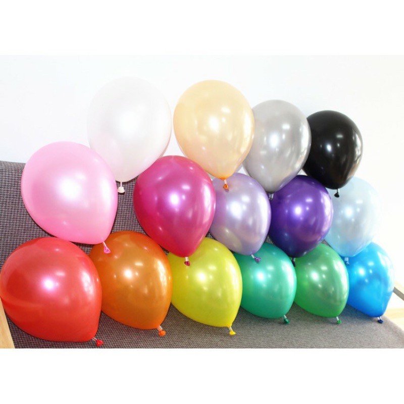 Balon latex metalic 50 pcs