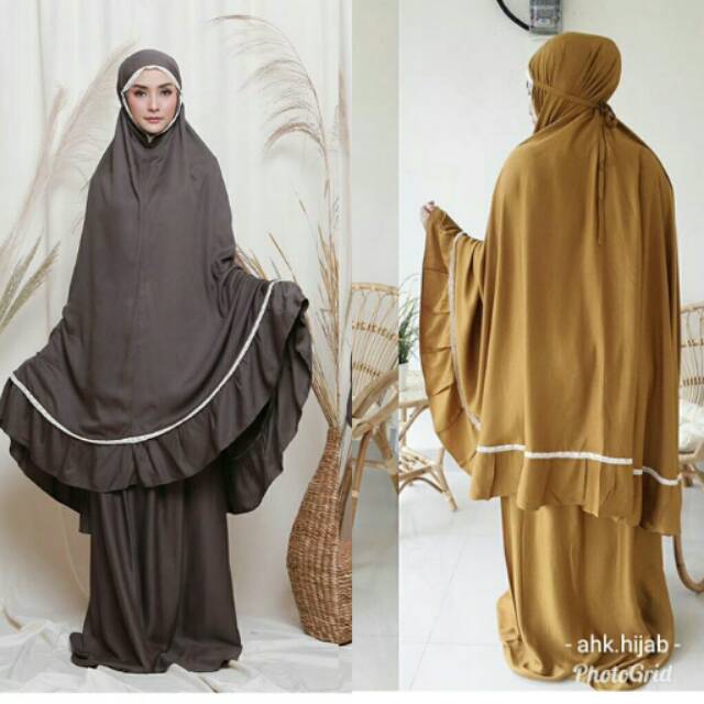 Plain Mukena Comfortable Hijab