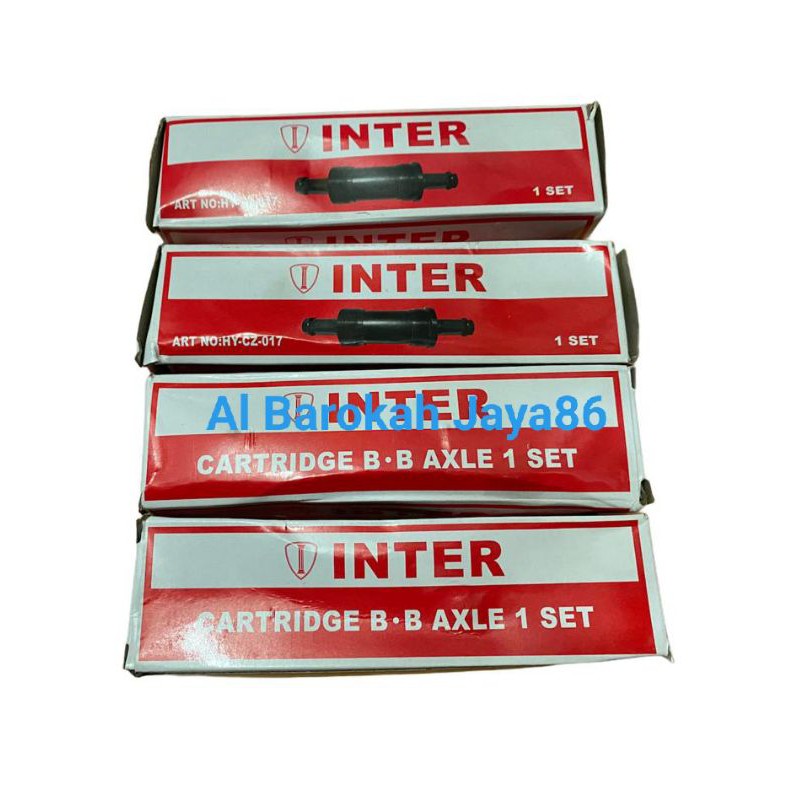 Bottom Bracket Kotak BB Kotak As Crank Bearing merek inter 122 buat sepeda mtb,minion,lipat,ferdrat