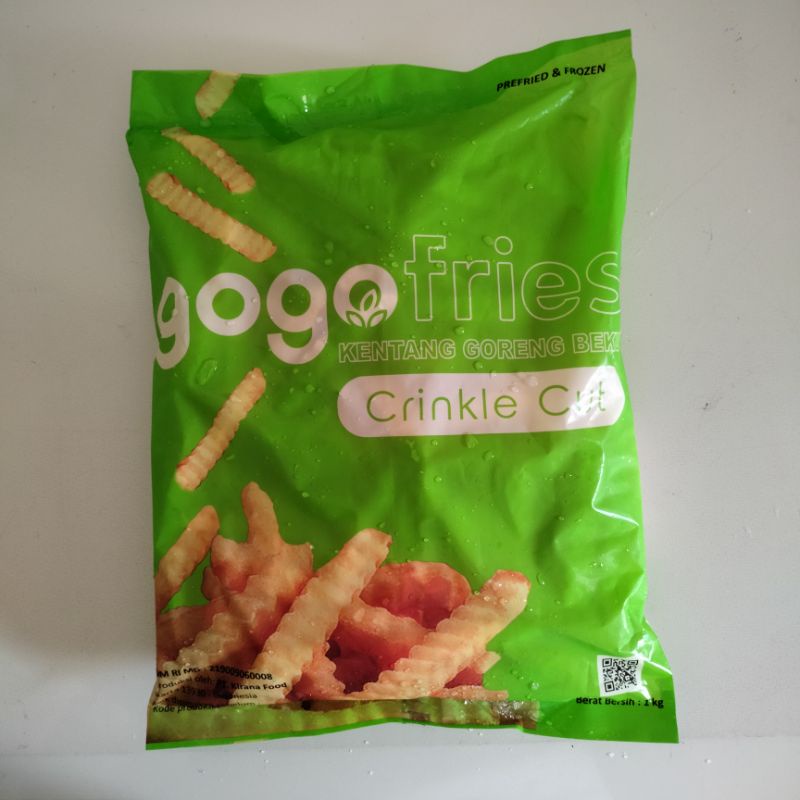 

Kentang Gogo Fries Crinkle Cut 1 Kg