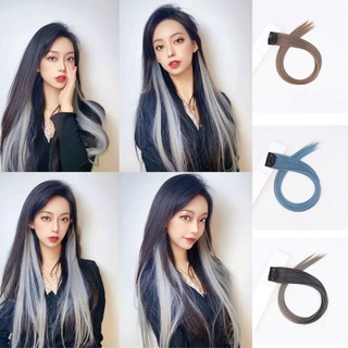 Rambut Jepit palsu Colourful Extention Wig rambut palsu wanita