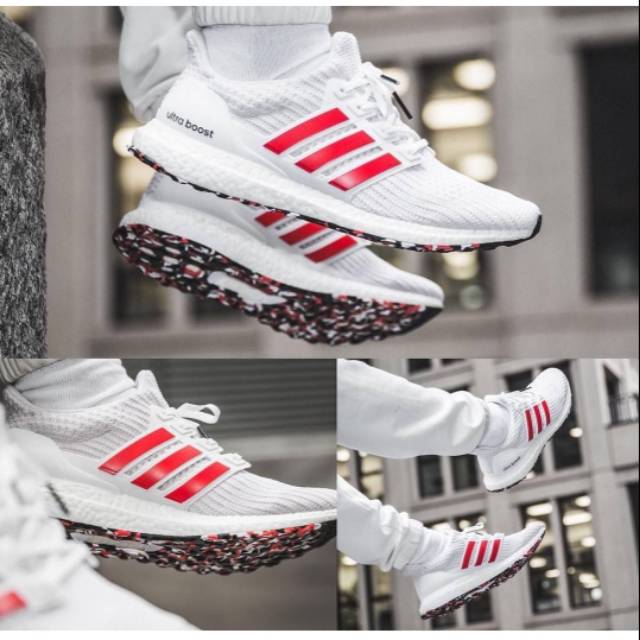 white red ultraboost