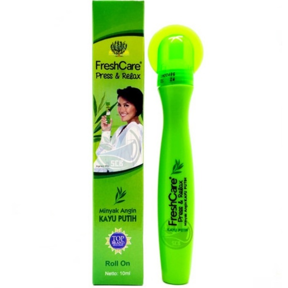 FRESHCARE PRESS &amp; RELAX MINYAK ANGIN KAYU PUTIH 10ML