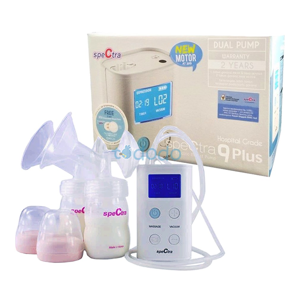 Promo Breast Pump Spectra 9 plus 9+ Pompa Asi original New Motor Hospital Grade