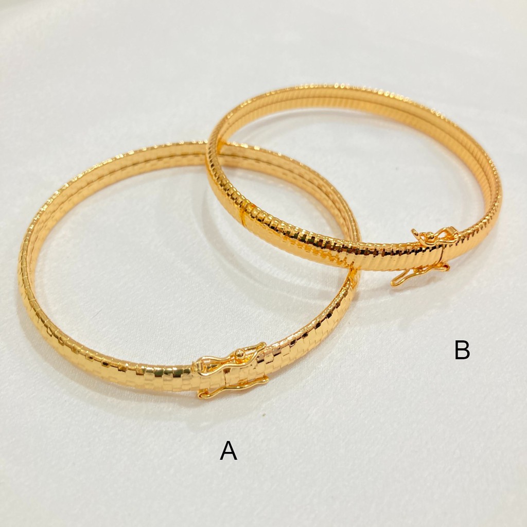 Gelang Bukaan Wanita Lapis Emas Anti Karat
