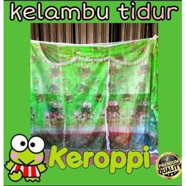 KELAMBU KARAKTER DORAEMON DAN KEROPI - KLAMBU SB ANTI NYAMUK UKURAN 200x200 cm