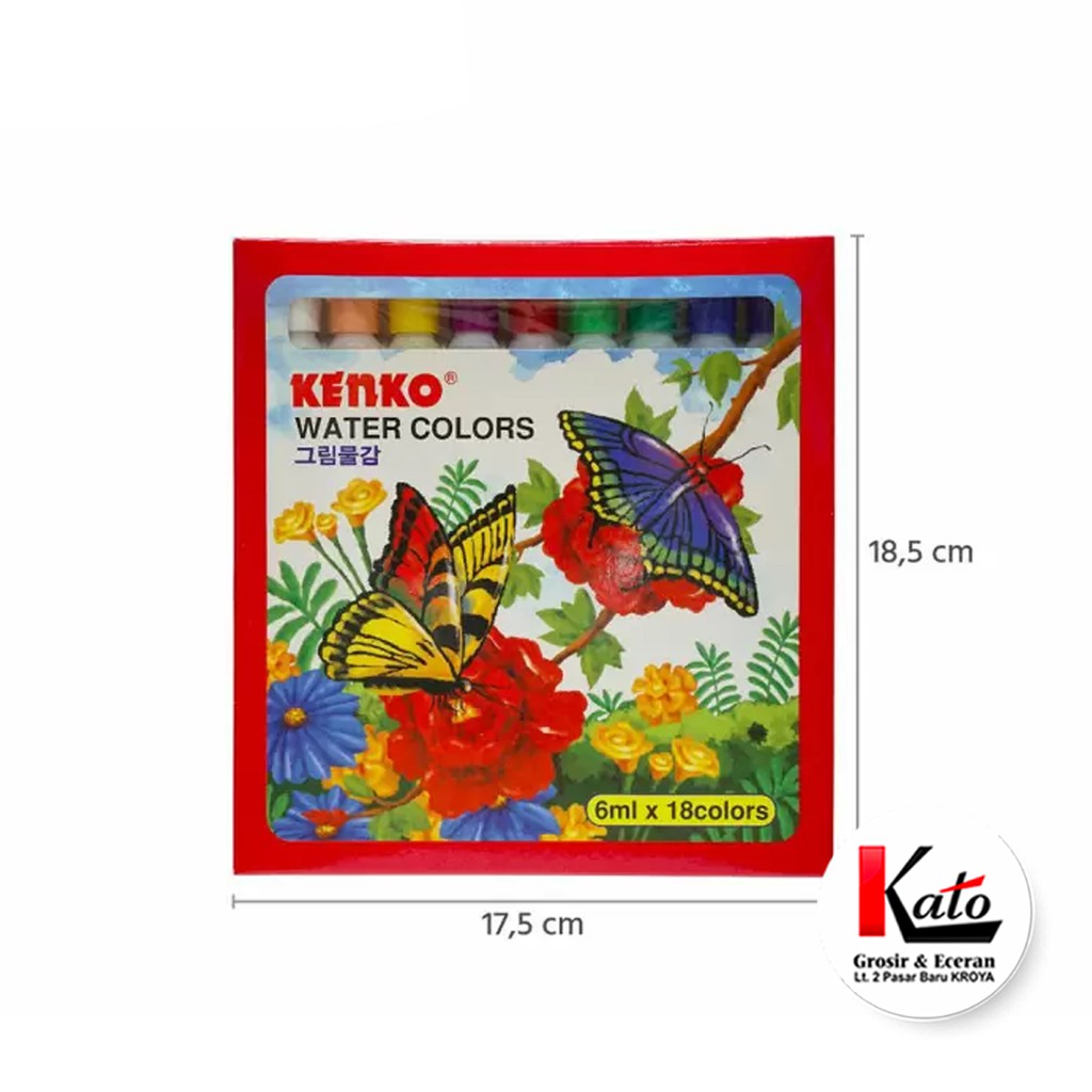 

KENKO Water Colors 18pcs 6mlx18warna