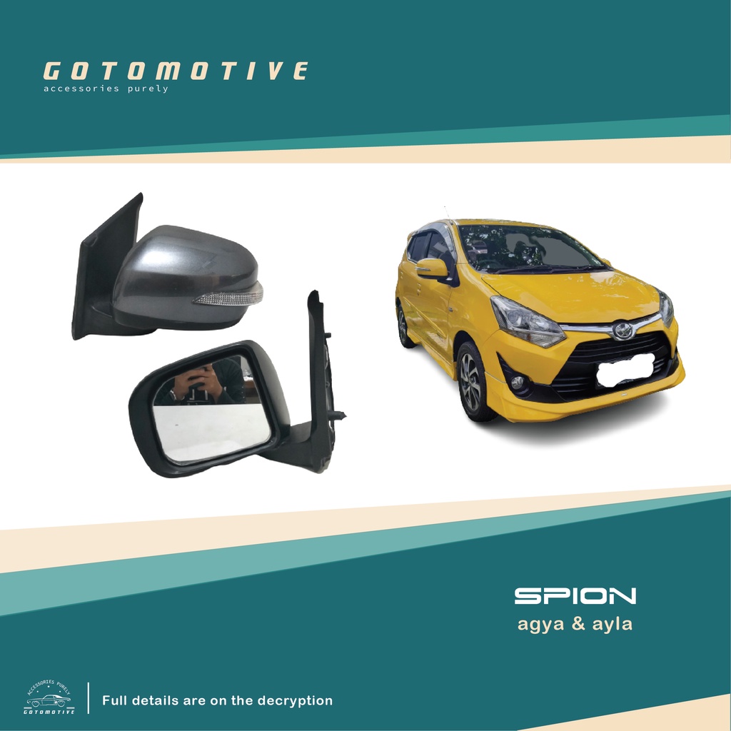 Spion Mobil Agya TRD dan Ayla Deluxe 2016 2017 2018 2019