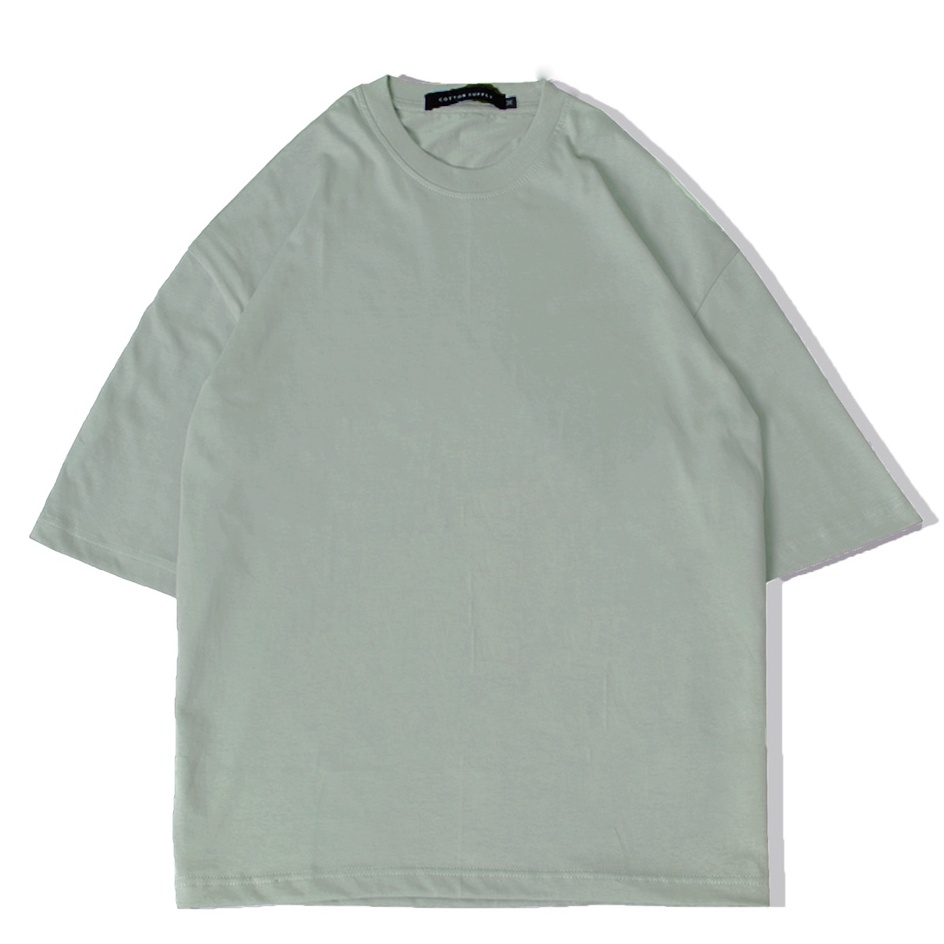 OVERSIZE TEES SAGE GREEN