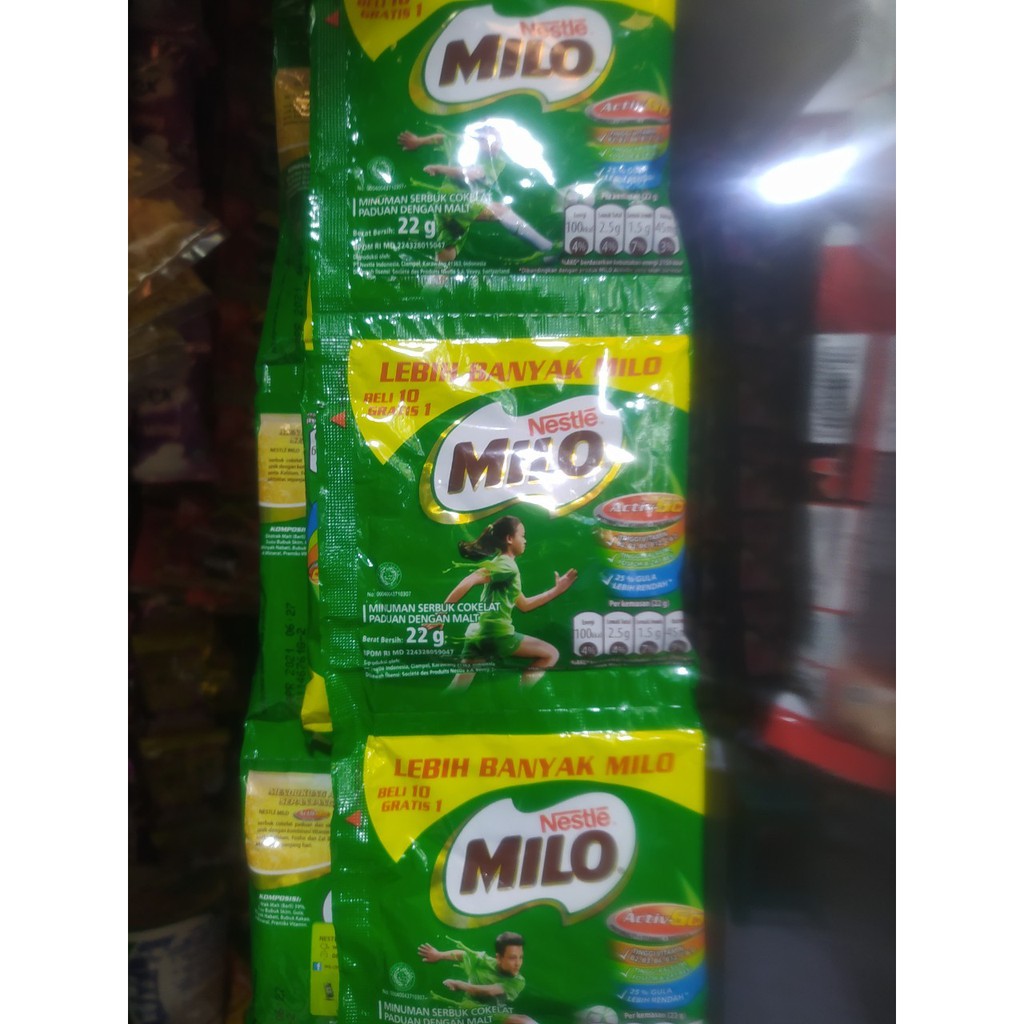 

Susu Milo Sachet Active Go 11 x 22 gr Renceng