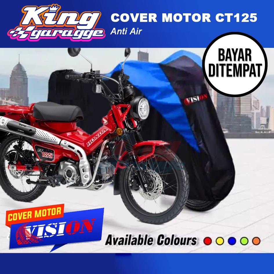 Cover Motor CT125/ Selimut Motor Honda CT 125/Jas Motor CT125 Berkualitas /Sarung Motor CT 125 / Man