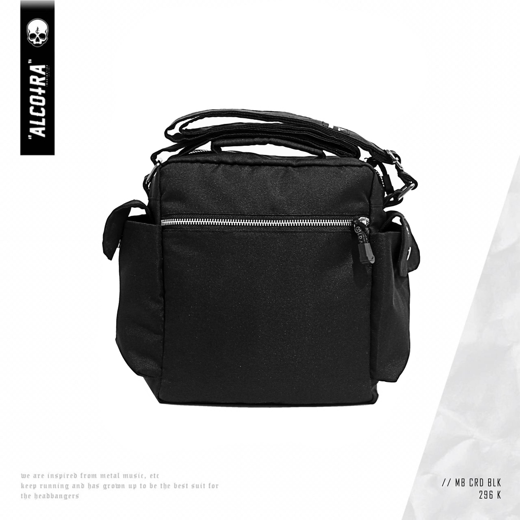 MB CRD BLK // MINI BAG CORDURA HITAM ALCOTRA