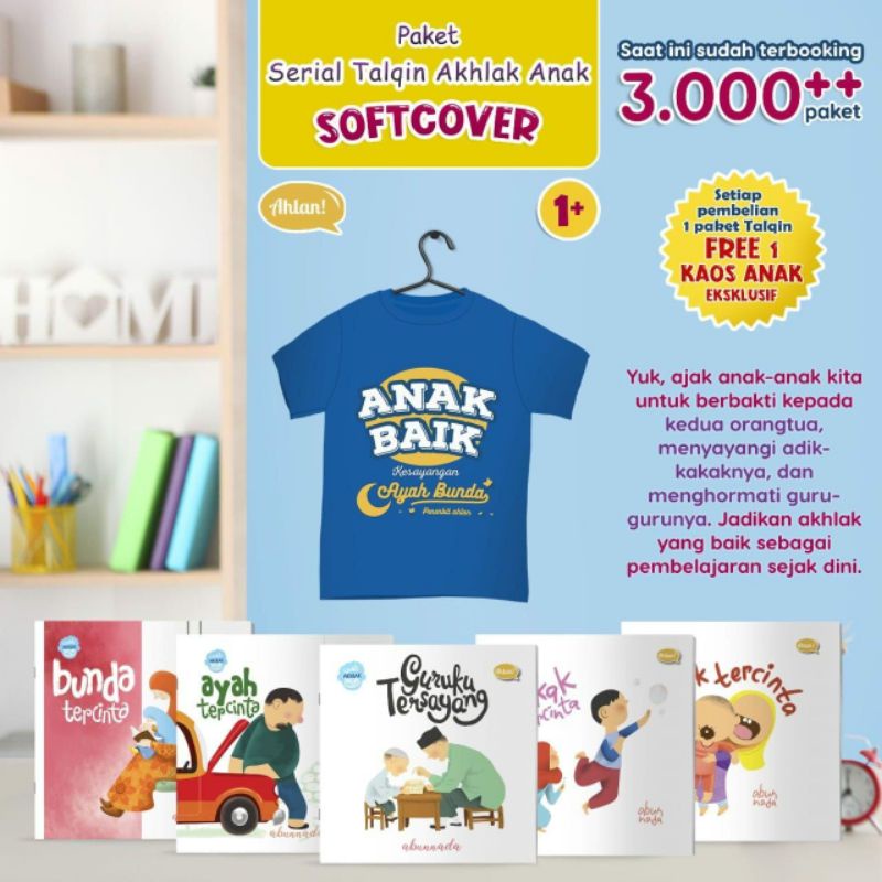 Seri Talqin akhlak anak abun nada abu nada buku anak