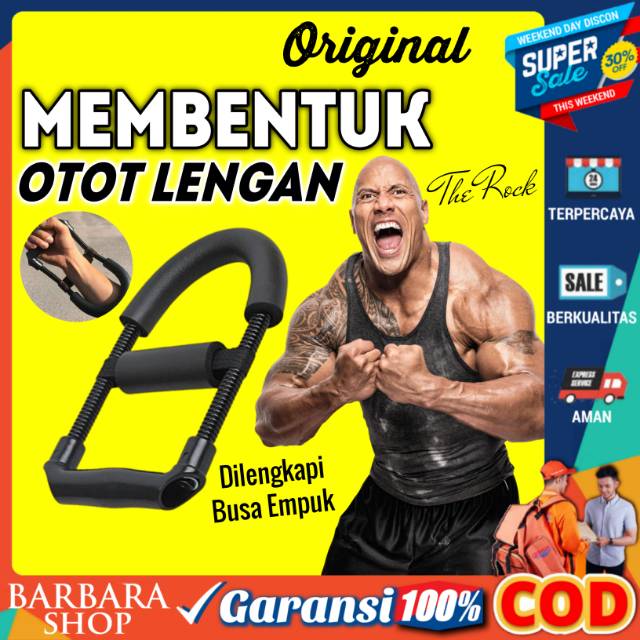 Power Wrist Exercise Alat Olahraga Pergelangan Tangan Hand Grip Fitness Gym Otot Lengan