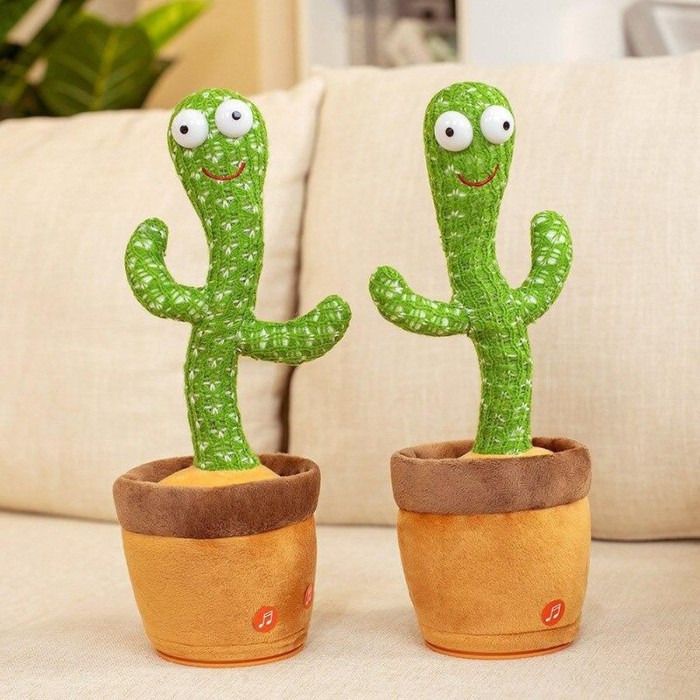 Mainan Boneka Dancing cactus Doll Kaktus Goyang Menari pakai USB GM ACC