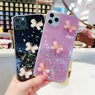 Jual CASE GLITTER BUTTERFLY OPPO F9 A7 2018 A5S A12 F11 F11 PRO A5 A9