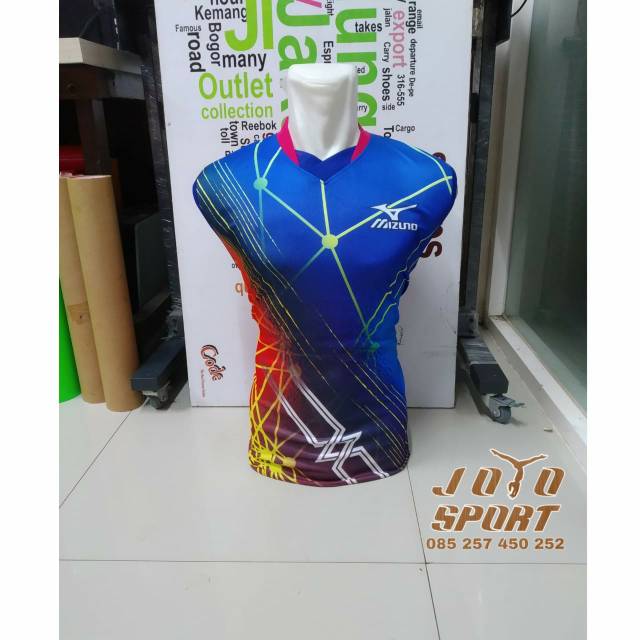 Baju Atasan Singlet Mizuno printing